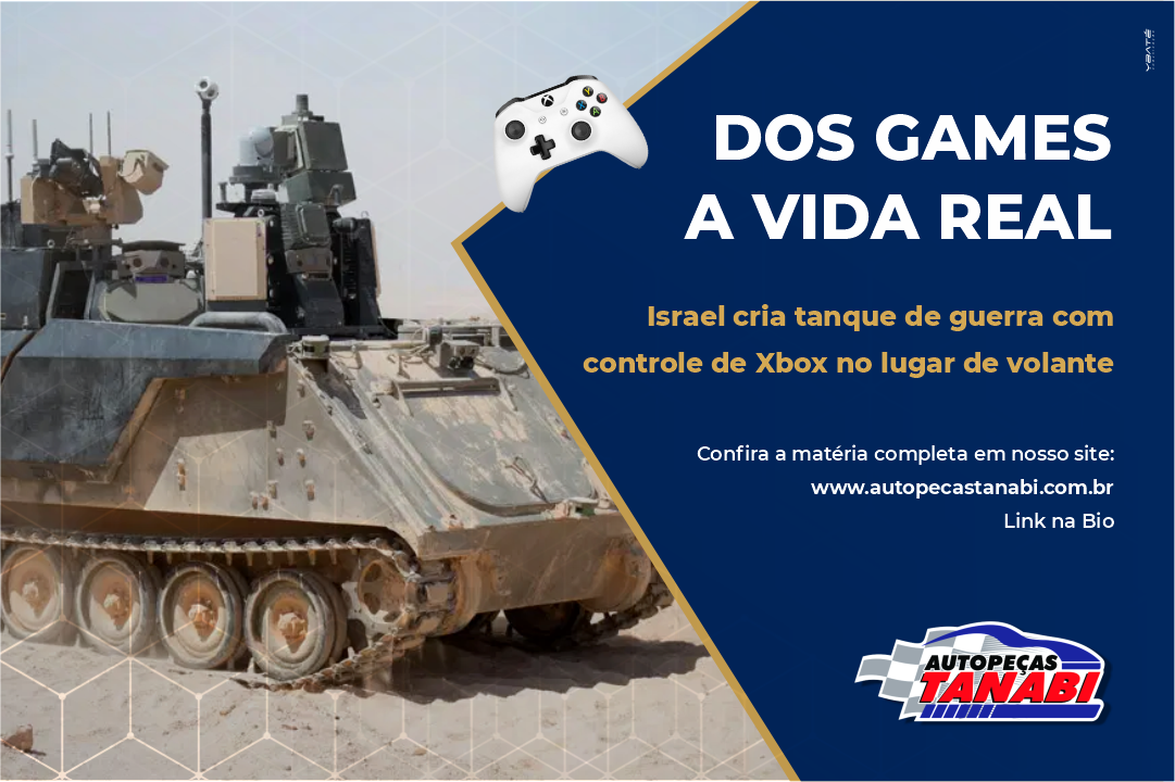 Israel cria tanque de guerra com controle de Xbox no lugar de volante